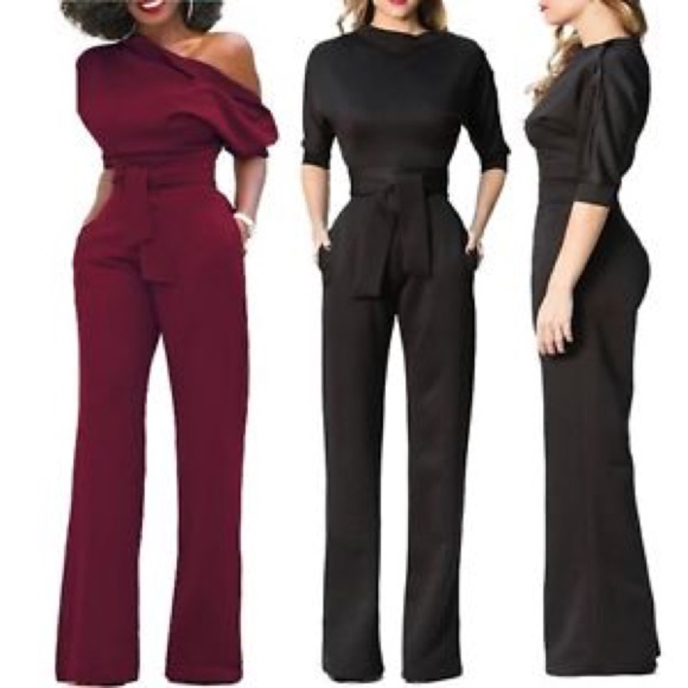 Women’s off shoulder jumpsuit